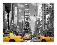 Yellow Cabs, Times Square-Igor Maloratsky-Art Print