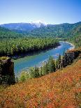 Autumn Colours and Katun River, Katunsky Zapovednik, Altai Mountains, Russia-Igor Shpilenok-Photographic Print