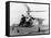 Igor Sikorsky at the Controls of the VS-300 Helicopter-null-Framed Stretched Canvas