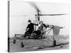 Igor Sikorsky at the Controls of the VS-300 Helicopter-null-Stretched Canvas