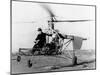 Igor Sikorsky at the Controls of the VS-300 Helicopter-null-Mounted Photo