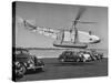 Igor Sikorsky Taking Off in Helicopter from Parking Lot-Dmitri Kessel-Stretched Canvas