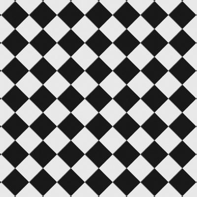 Black And White Checkered Floor