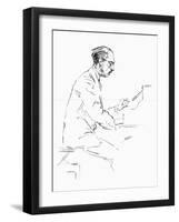 Igor Stravinsky (1882-1971)-Hilda Wiener-Framed Giclee Print