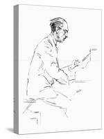 Igor Stravinsky (1882-1971)-Hilda Wiener-Stretched Canvas
