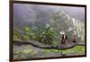 Igorot Woman, Rice Terraces, Agriculture, Philippine Cordilleras, Philippines-Keren Su-Framed Photographic Print