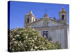Igreja De Santa Maria, Lagos, Algarve, Portugal, Europe-Amanda Hall-Stretched Canvas