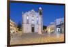 Igreja Matriz parish church at night, Olhao, Algarve, Portugal, Europe-Stuart Black-Framed Photographic Print