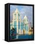 Igreja Nossa Senhora da Conceicao. Sao Filipe, the capital of the island. Fogo Island-Martin Zwick-Framed Stretched Canvas