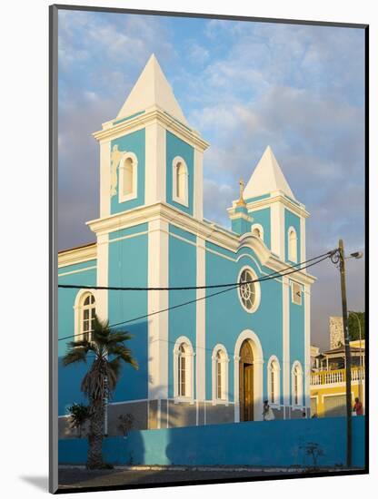 Igreja Nossa Senhora da Conceicao. Sao Filipe, the capital of the island. Fogo Island-Martin Zwick-Mounted Photographic Print