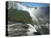 Iguacu Falls, 600M High, and 2470M Long, Iguacu (Iguassu) Unesco World Heritage Site-Walter Rawlings-Stretched Canvas