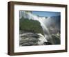 Iguacu Falls, 600M High, and 2470M Long, Iguacu (Iguassu) Unesco World Heritage Site-Walter Rawlings-Framed Photographic Print