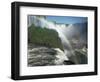 Iguacu Falls, 600M High, and 2470M Long, Iguacu (Iguassu) Unesco World Heritage Site-Walter Rawlings-Framed Photographic Print