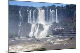 Iguacu Falls, Iguacu National Park, Brazil-Peter Groenendijk-Mounted Photographic Print