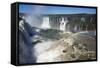 Iguacu Falls, Iguacu National Park, Brazil-Peter Groenendijk-Framed Stretched Canvas