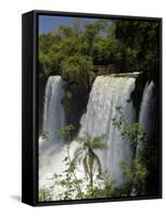 Iguacu Falls in Sun, Argentina-Kymri Wilt-Framed Stretched Canvas