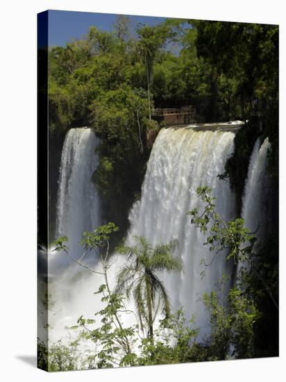 Iguacu Falls in Sun, Argentina-Kymri Wilt-Stretched Canvas