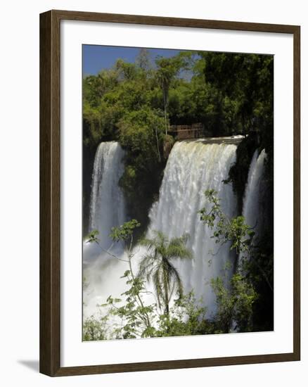 Iguacu Falls in Sun, Argentina-Kymri Wilt-Framed Photographic Print