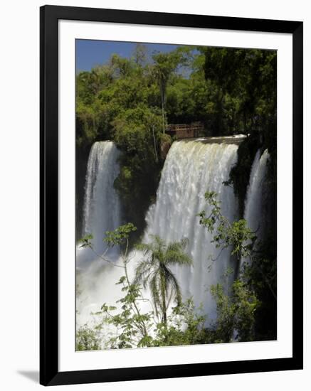 Iguacu Falls in Sun, Argentina-Kymri Wilt-Framed Photographic Print