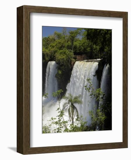 Iguacu Falls in Sun, Argentina-Kymri Wilt-Framed Photographic Print