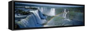Iguacu Falls Parana Brazil-null-Framed Stretched Canvas