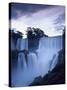 Iguacu Falls Waterfall, Argentina-Walter Bibikow-Stretched Canvas