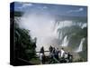 Iguacu (Iguazu) Falls, Border of Brazil and Argentina, South America-G Richardson-Stretched Canvas