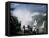 Iguacu (Iguazu) Falls, Border of Brazil and Argentina, South America-G Richardson-Framed Stretched Canvas