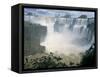 Iguacu (Iguazu) Falls, Border of Brazil and Argentina, South America-G Richardson-Framed Stretched Canvas