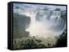 Iguacu (Iguazu) Falls, Border of Brazil and Argentina, South America-G Richardson-Framed Stretched Canvas