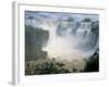 Iguacu (Iguazu) Falls, Border of Brazil and Argentina, South America-G Richardson-Framed Photographic Print