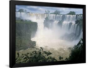 Iguacu (Iguazu) Falls, Border of Brazil and Argentina, South America-G Richardson-Framed Photographic Print