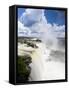 Iguacu (Iguazu) Falls, Cataratta Foz Do Iguacu, Parana, Iguazu National Park, Brazil-Peter Adams-Framed Stretched Canvas