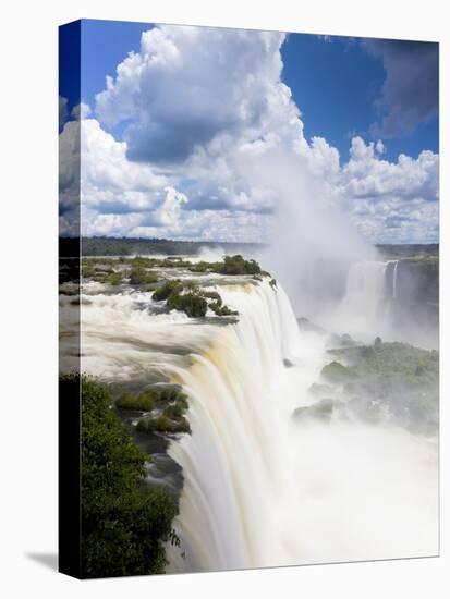 Iguacu (Iguazu) Falls, Cataratta Foz Do Iguacu, Parana, Iguazu National Park, Brazil-Peter Adams-Stretched Canvas