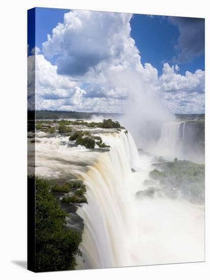 Iguacu (Iguazu) Falls, Cataratta Foz Do Iguacu, Parana, Iguazu National Park, Brazil-Peter Adams-Stretched Canvas