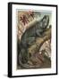 Iguana by Alfred Edmund Brehm-Stefano Bianchetti-Framed Giclee Print