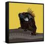 Iguana Gold-Sharon Turner-Framed Stretched Canvas