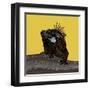 Iguana Gold-Sharon Turner-Framed Art Print