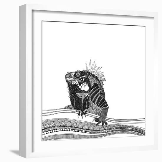 Iguana (Variant 1)-Sharon Turner-Framed Art Print