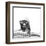 Iguana (Variant 1)-Sharon Turner-Framed Art Print