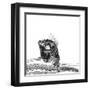 Iguana (Variant 1)-Sharon Turner-Framed Art Print