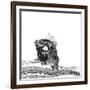 Iguana (Variant 1)-Sharon Turner-Framed Art Print