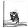 Iguana (Variant 1)-Sharon Turner-Stretched Canvas