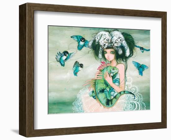 Iguana-Camilla D'Errico-Framed Art Print