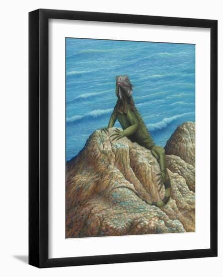 Iguana-Robert Wavra-Framed Giclee Print