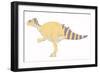 Iguanodon Pencil Drawing with Digital Color-Stocktrek Images-Framed Premium Giclee Print