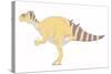 Iguanodon Pencil Drawing with Digital Color-Stocktrek Images-Stretched Canvas
