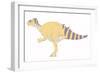 Iguanodon Pencil Drawing with Digital Color-Stocktrek Images-Framed Art Print