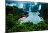Iguassu Falls, the Largest Series of Waterfalls of the World, View from Brazilian Side-Curioso Travel Photography-Mounted Photographic Print