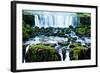 Iguassu Falls, the Largest Series of Waterfalls of the World, View from Brazilian Side-Curioso Travel Photography-Framed Photographic Print